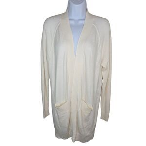 Sweaty Betty Embrace Cashmere Blend Open Front Cardigan Sweater Size XS